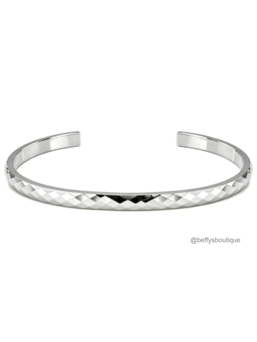 Hammered Cuff Bracelet for Women Adjustable Bangle 18K Metal Stamp